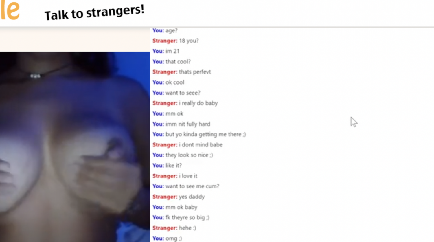 Omegle Sex Chat Logs